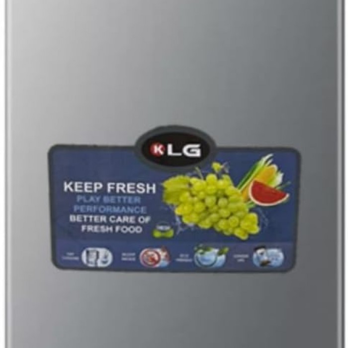 ثلاجة كي ال جي 4.3 قدم ,سلفر- KLG-150DR