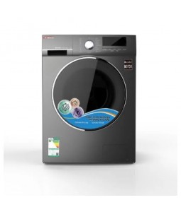 غسالة جنرال كلاس 10 كيلو أمامي تنشيف 75 % , سلفر -FWM10000A